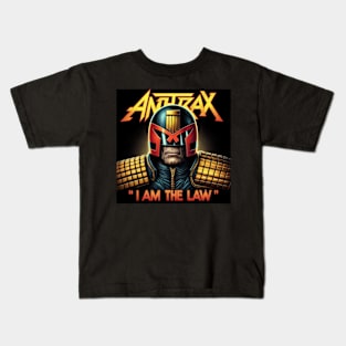 Anthrax I am the Law Kids T-Shirt